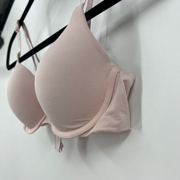 Victoria's Secret Perfect Shape Push Up Padded Wired Bra Light Pink Women's 34B - Picture 8 of 8